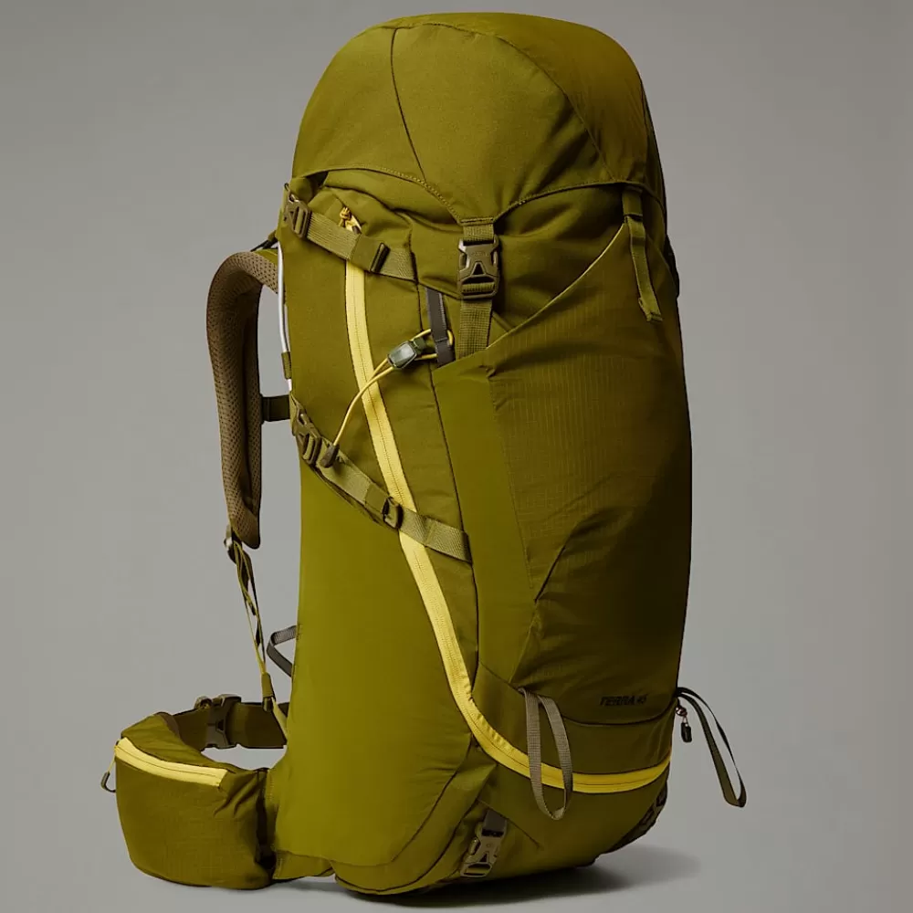 Discount The North Face Młodzieżowy Plecak Na Wędrówki Terra 45l Forest Olive-New Taupe Green-NPF