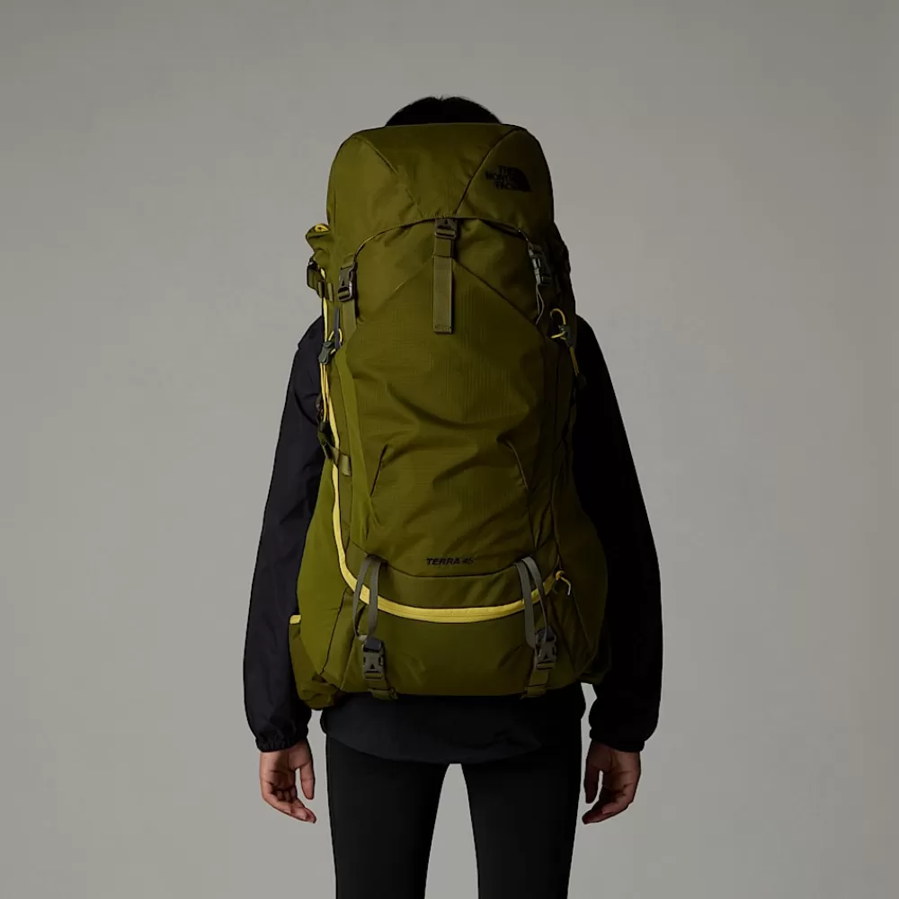 Discount The North Face Młodzieżowy Plecak Na Wędrówki Terra 45l Forest Olive-New Taupe Green-NPF