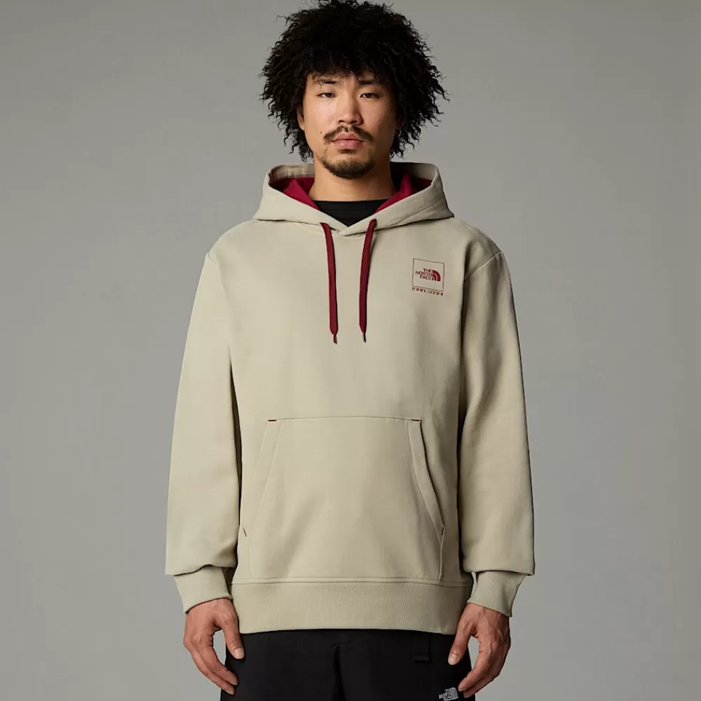 Clearance The North Face Męska Bluza Z Kapturem Coordinates Clay Grey