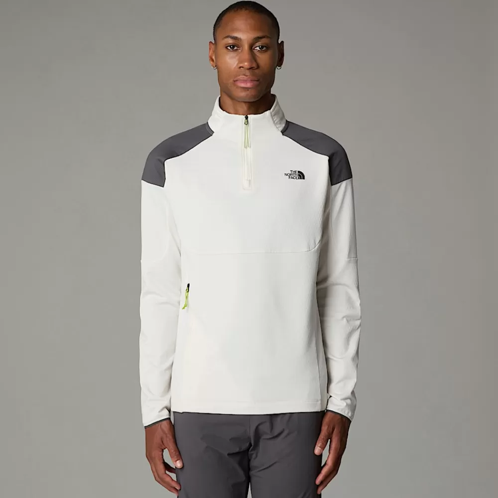 Online The North Face Męska Bluza Z Zamkiem O Długości 1/4 Kikash White Dune