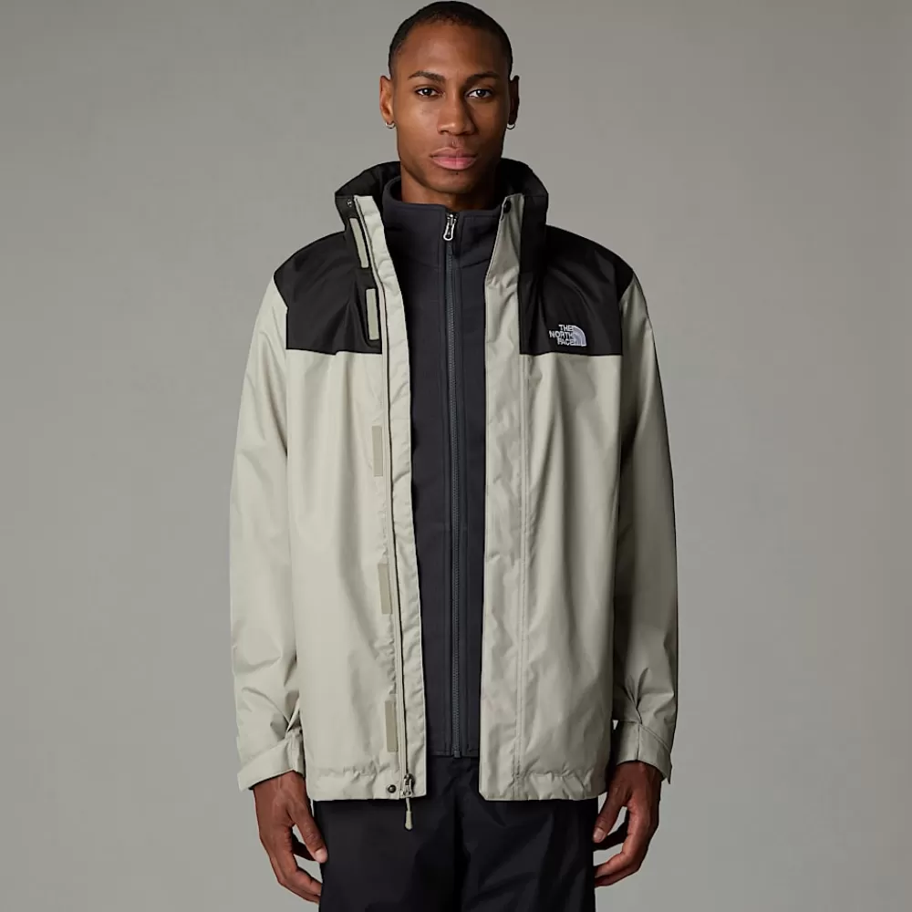 Shop The North Face Męska Kurtka 3 W 1 Evolve II Triclimate® Clay Grey-TNF Black