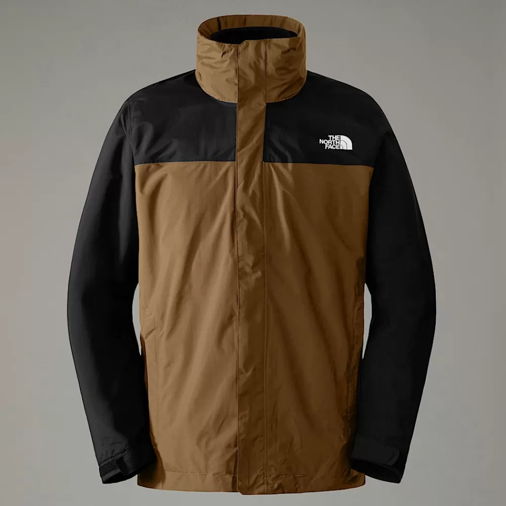 Cheap The North Face Męska Kurtka 3 W 1 Original Triclimate UTILITY BROWN/TNF BLACK