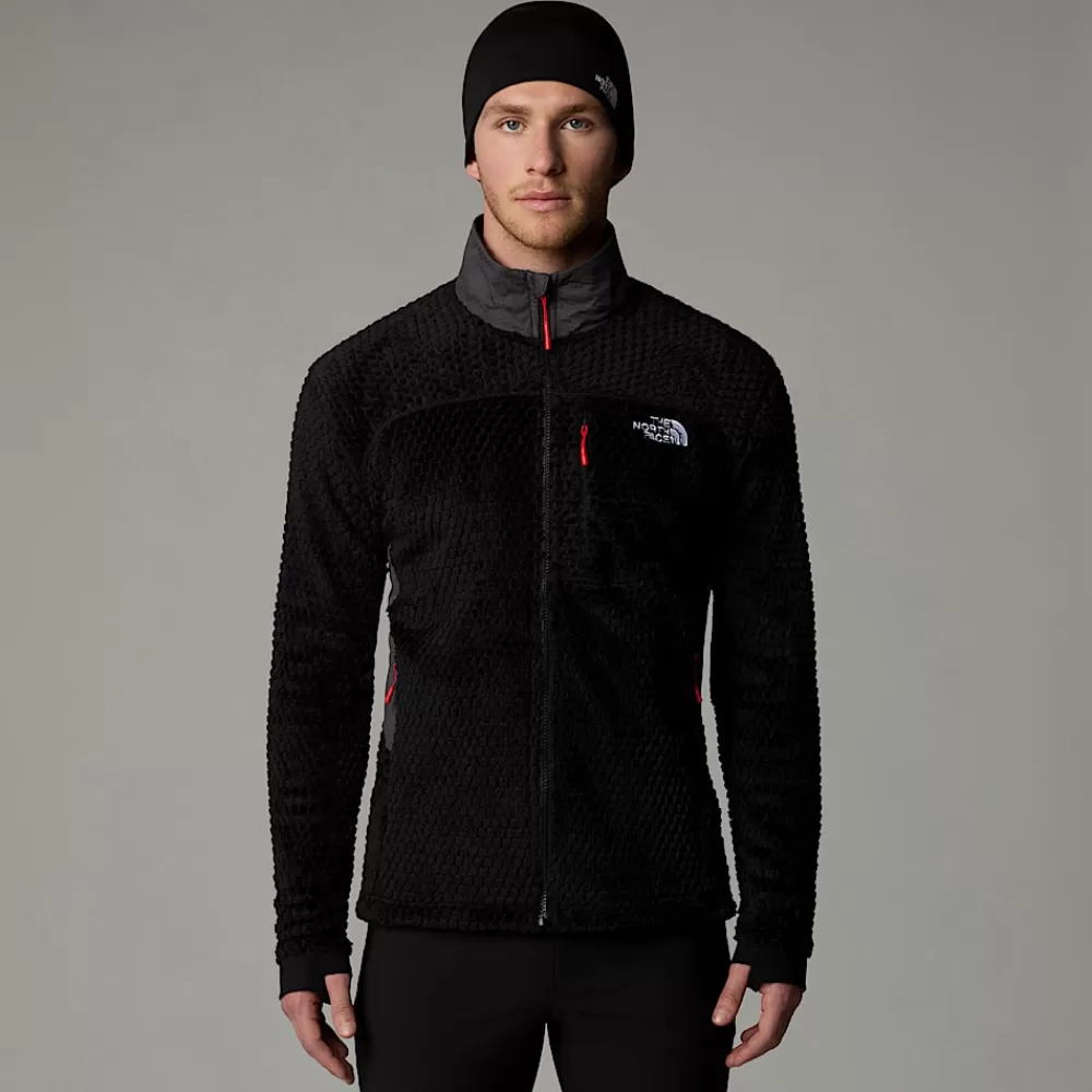 Store The North Face Męska Kurtka Alpedge Polartec® High Loft™ TNF Black-Anthracite Grey-High Risk Red