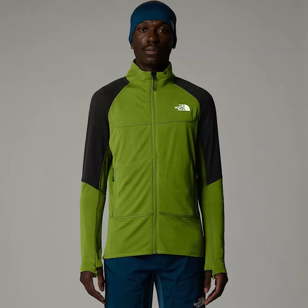 Hot The North Face Męska Kurtka Bolt Polartec® Power Grid™ Oak Green-TNF Black