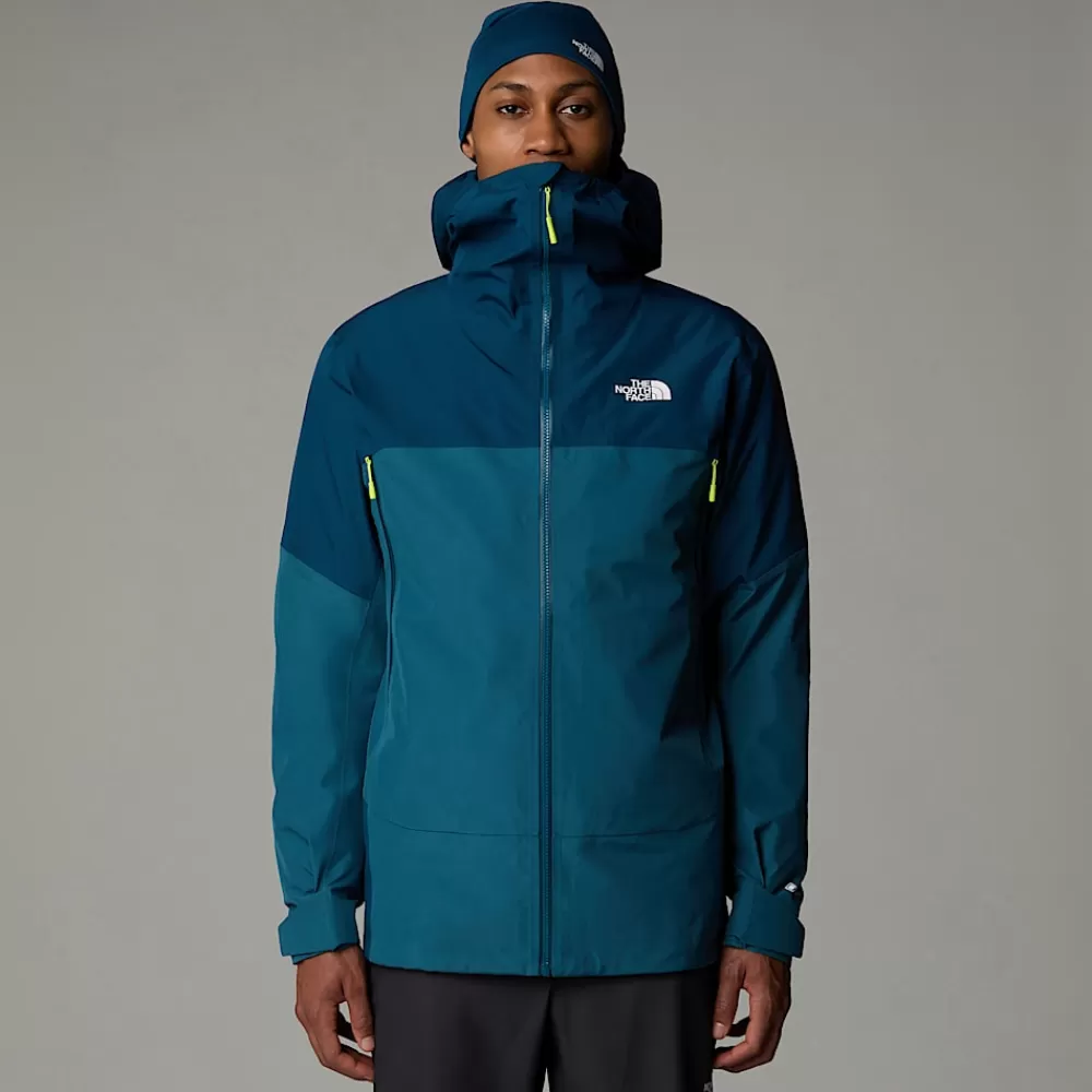 New The North Face Męska Kurtka Jazzi 3L GORE-TEX® Midnight Petrol-Mallard Blue