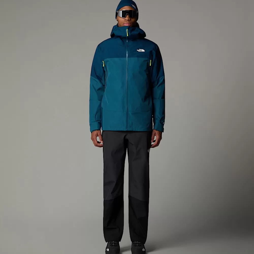 New The North Face Męska Kurtka Jazzi 3L GORE-TEX® Midnight Petrol-Mallard Blue