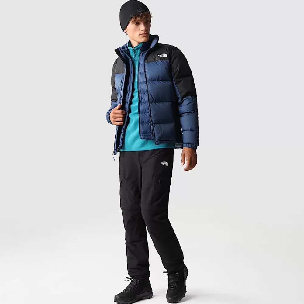 Shop The North Face Męska Kurtka Puchowa Diablo SHADY BLUE/TNF BLACK