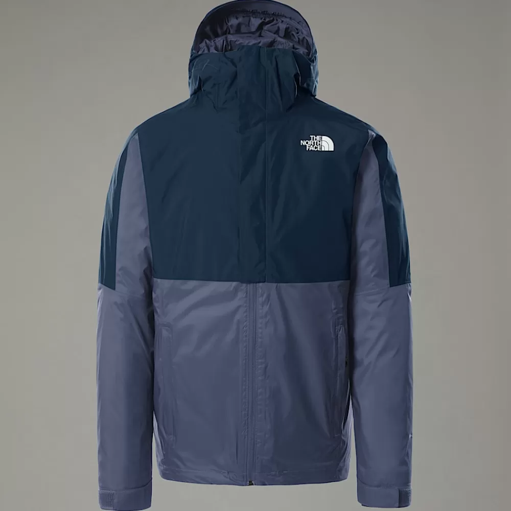 Best Sale The North Face Męska Kurtka Puchowa New DryVent™ Triclimate Shady Blue-Summit Navy-NPF