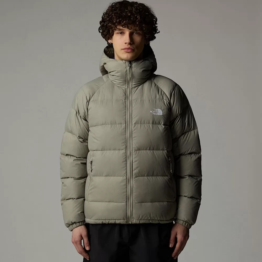 Best Sale The North Face Męska Kurtka Puchowa Z Kapturem Hydrenalite Clay Grey