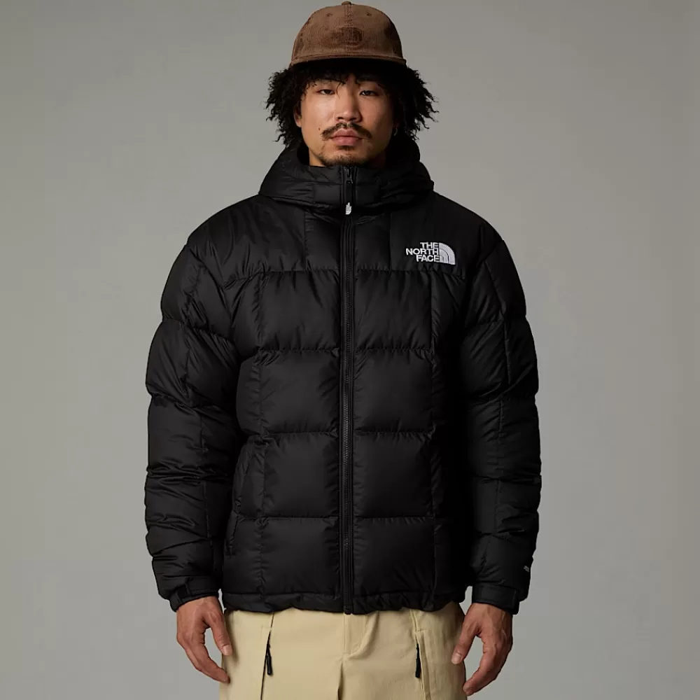 Store The North Face Męska Kurtka Puchowa Z Kapturem Lhotse TNF Black-NPF