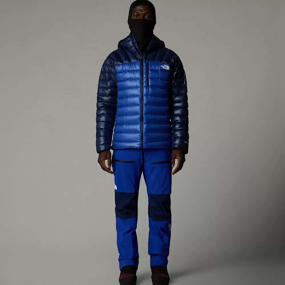 New The North Face Męska Kurtka Puchowa Z Kapturem Summit Breithorn TNF Blue-Eagle Blue