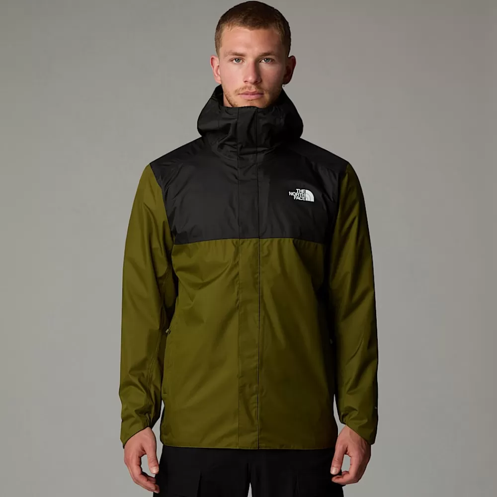 Hot The North Face Męska Kurtka Quest Zip-In Forest Olive-TNF Black