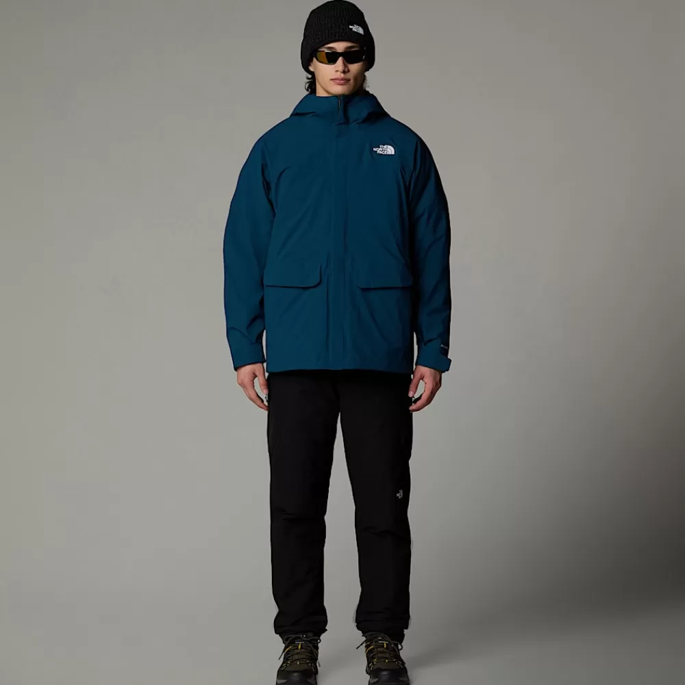 Hot The North Face Męska Parka 3 W 1 DryVent™ Mono Triclimate Midnight Petrol