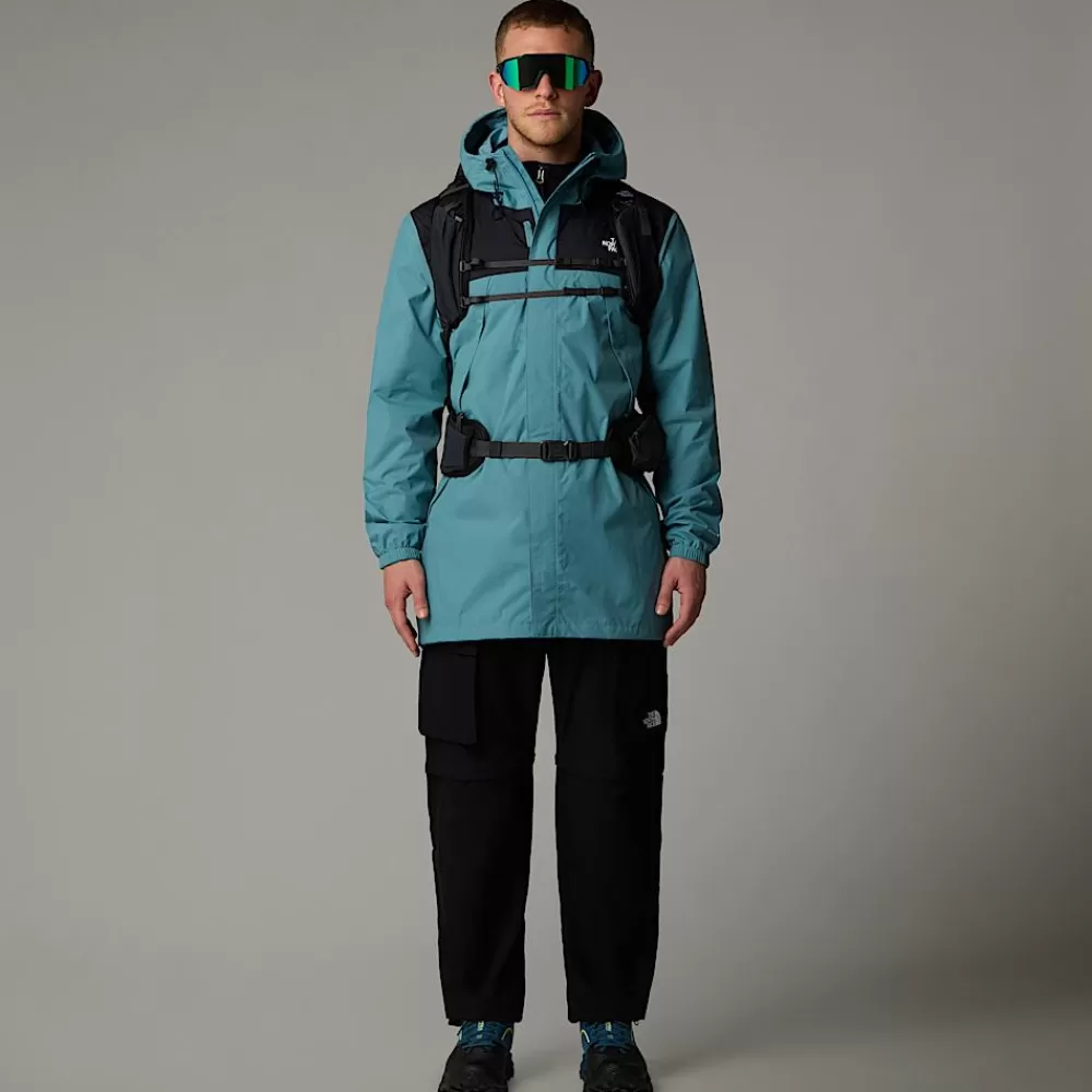 New The North Face Męska Parka Antora Algae Blue-TNF Black