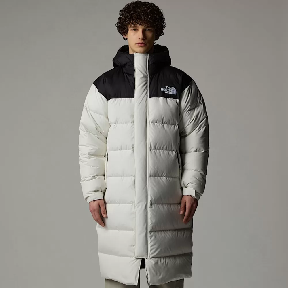 Outlet The North Face Męska Parka Nuptse White Dune-TNF Black