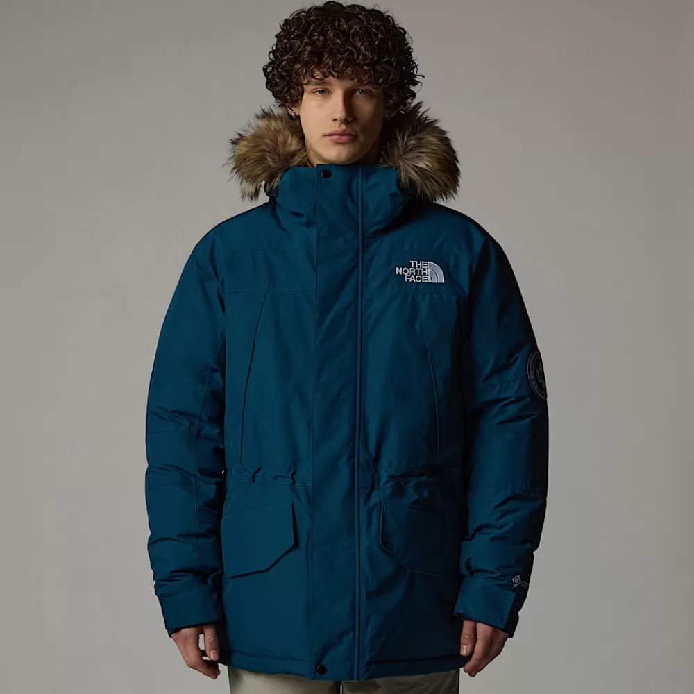 Outlet The North Face Męska Parka Puchowa McMurdo 2L GORE-TEX® Midnight Petrol