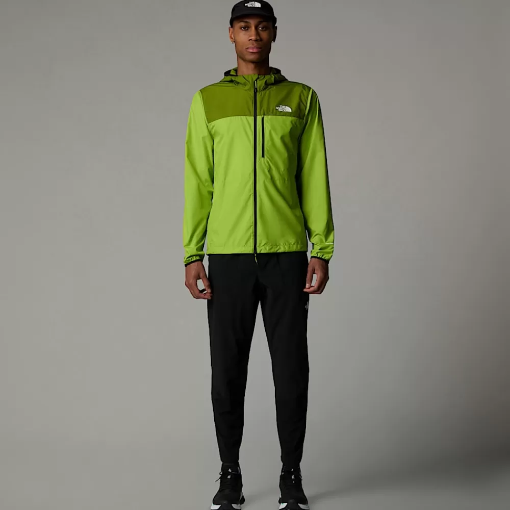 Online The North Face Męska Wiatroodporna Kurtka Higher Run Meadow Grass-Oak Green