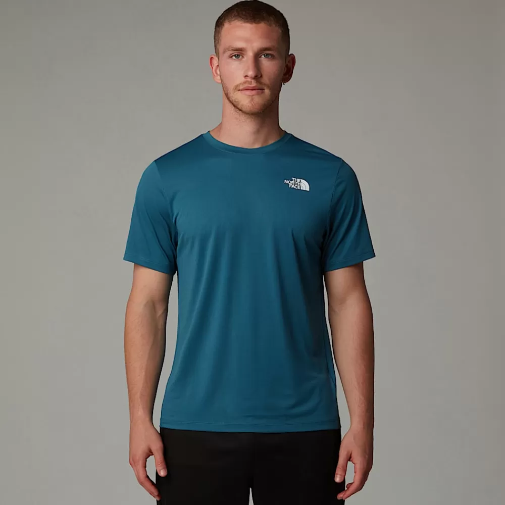 Best Sale The North Face Męski T-shirt 24/7 MALLARD BLUE