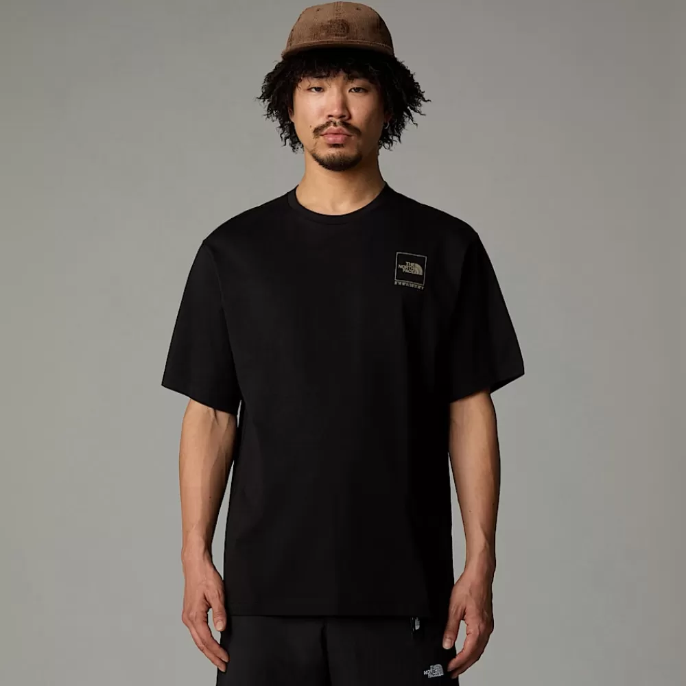 Best The North Face Męski T-shirt Coordinates TNF Black