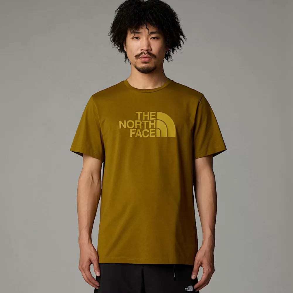 Online The North Face Męski T-shirt Easy Moss Green-Amber Green