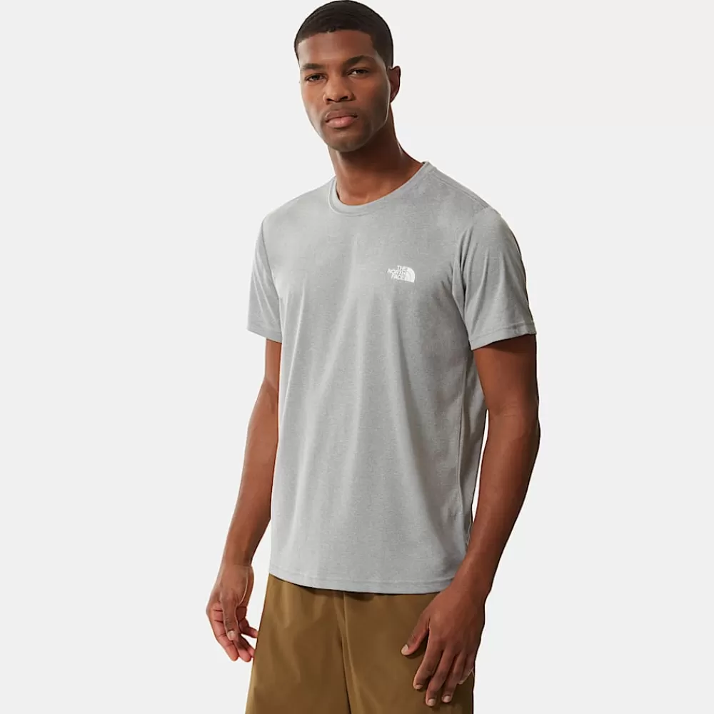 Store The North Face Męski T-shirt Reaxion Amp Mid Grey Heather