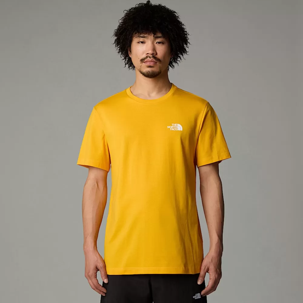 Discount The North Face Męski T-shirt Simple Dome Summit Gold