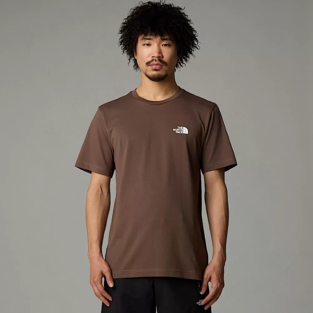 Store The North Face Męski T-shirt Simple Dome Smokey Brown