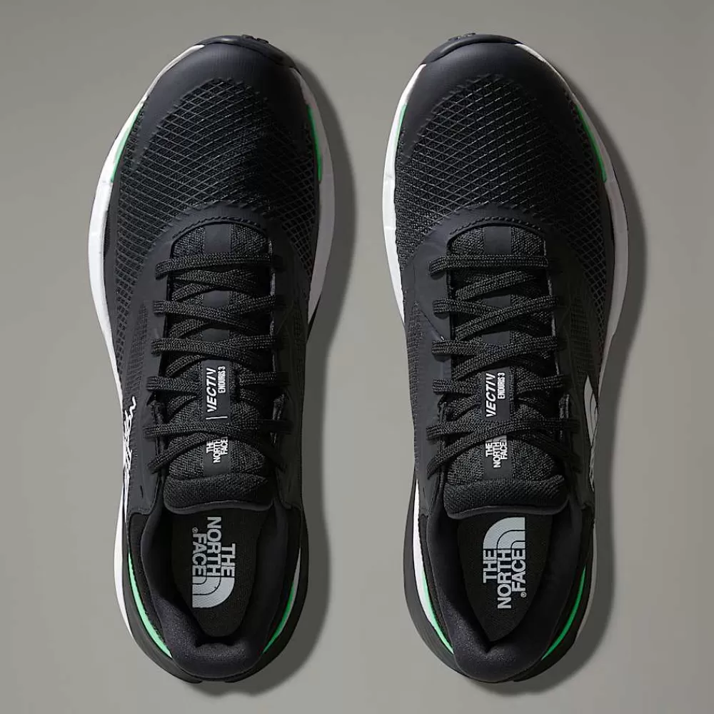 Clearance The North Face Męskie Buty Do Biegów Trailowych VECTIV™ Enduris III TNF BLACKCHLOROPHYLL GREEN