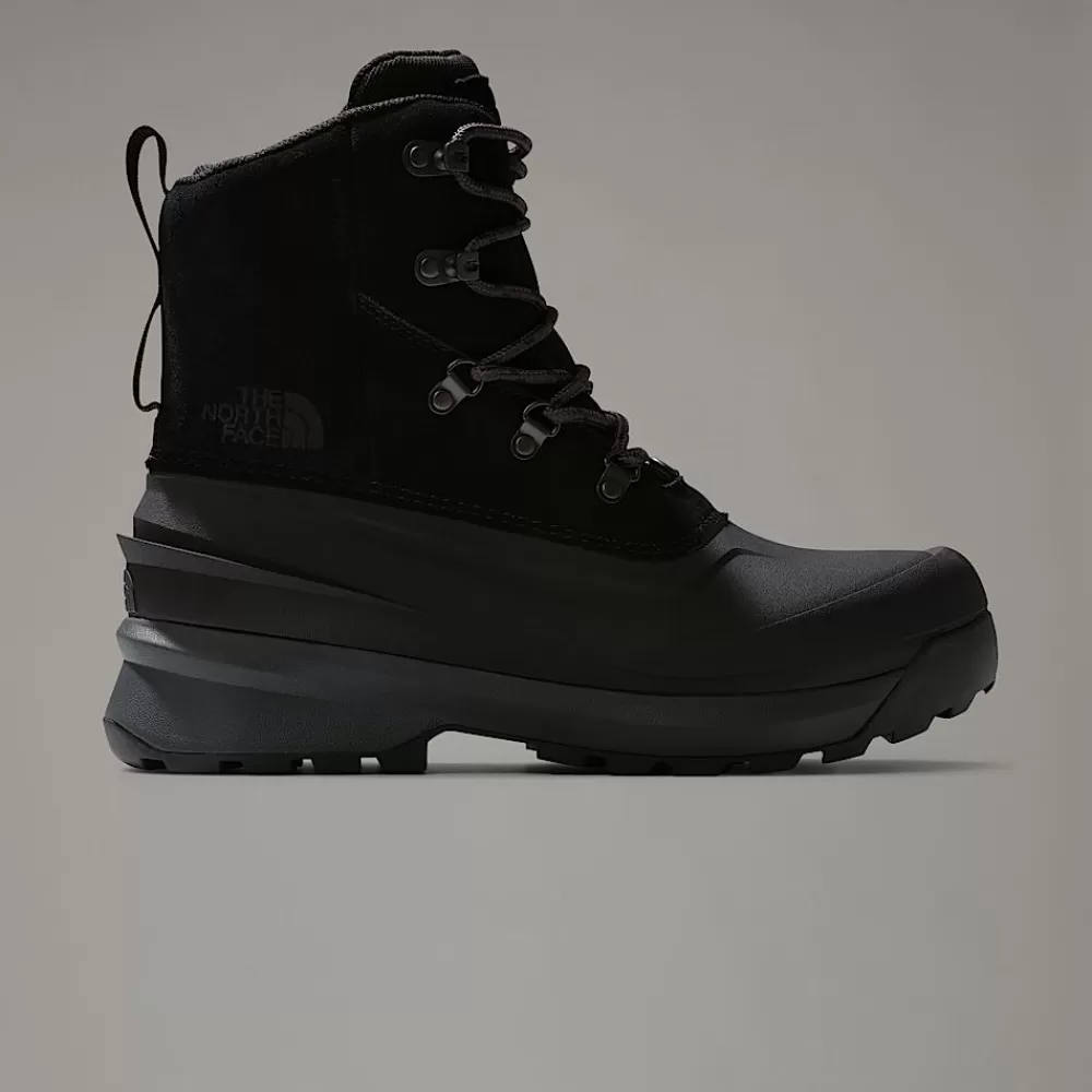 Clearance The North Face Męskie Wodoodporne Sznurowane Buty Chilkat V TNF Black-Asphalt Grey