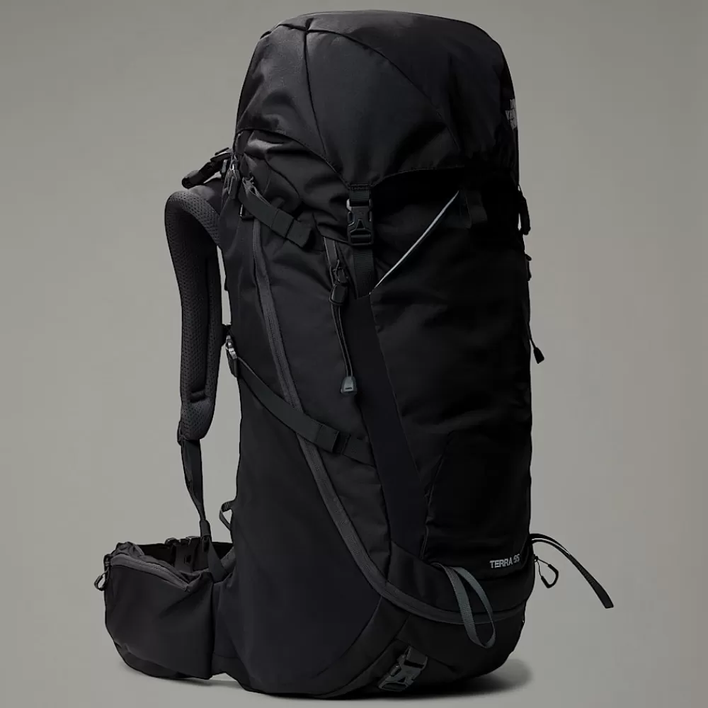 Fashion The North Face Plecak Na Wędrówki Terra 55l TNF Black-Asphalt Grey-NPF