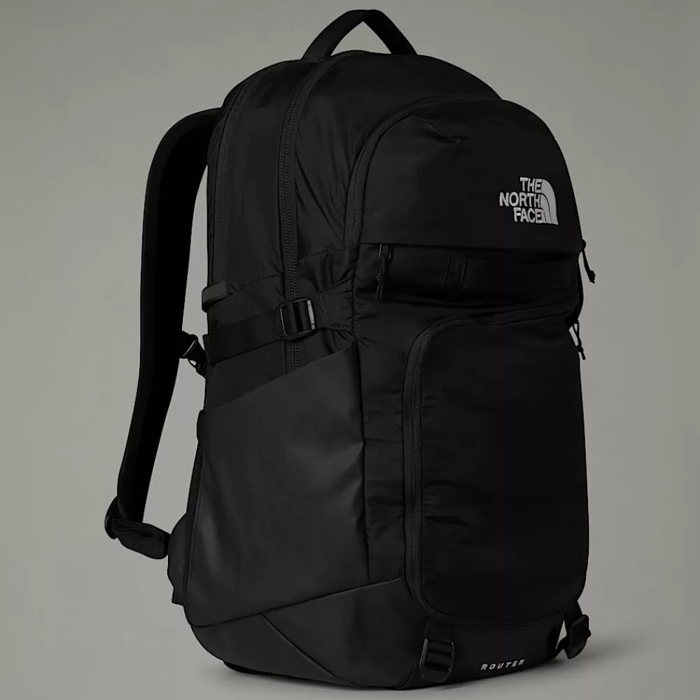 Fashion The North Face Plecak Router TNF Black-TNF Black-NPF