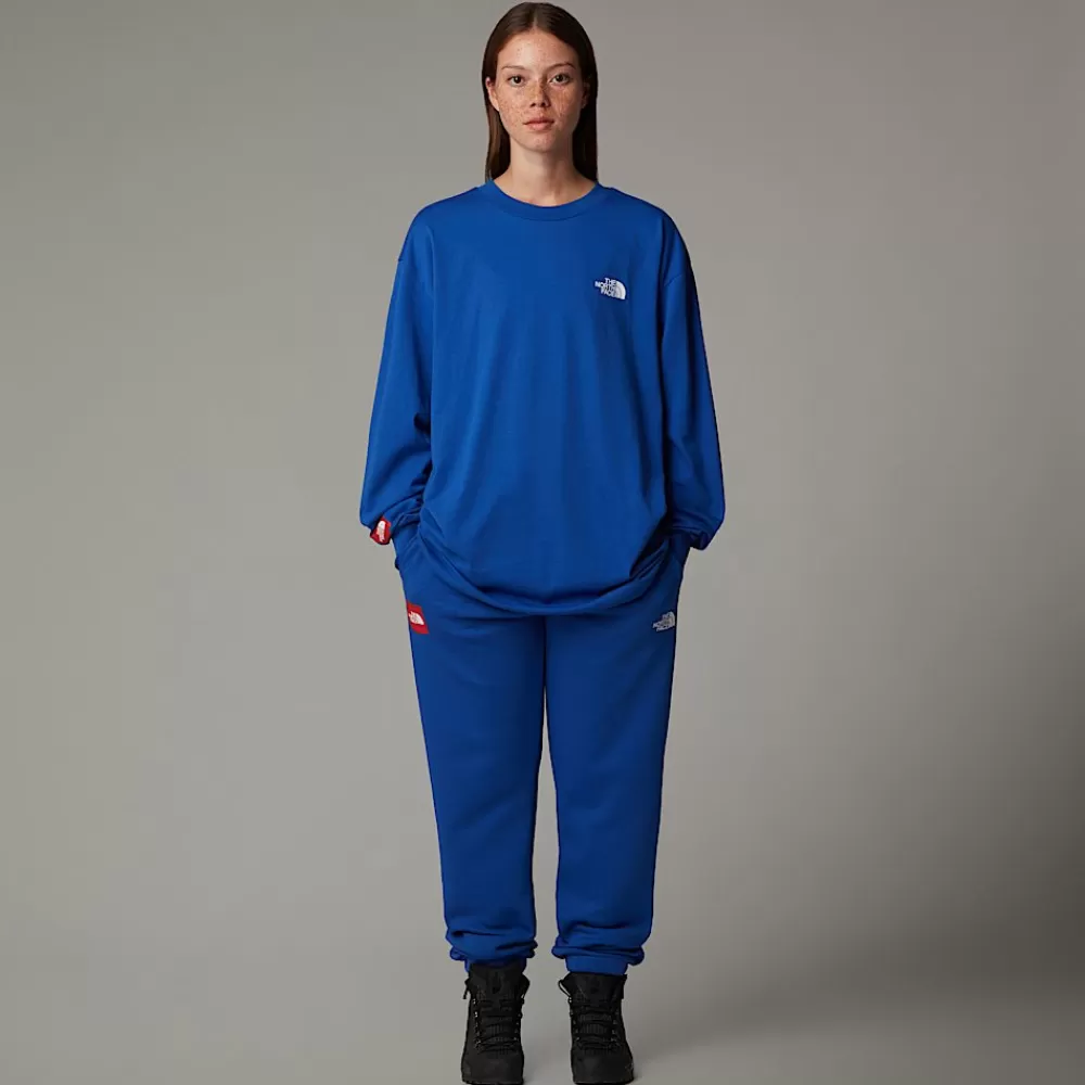 Hot The North Face T-shirt Z Długim Rękawem AXYS TNF Blue